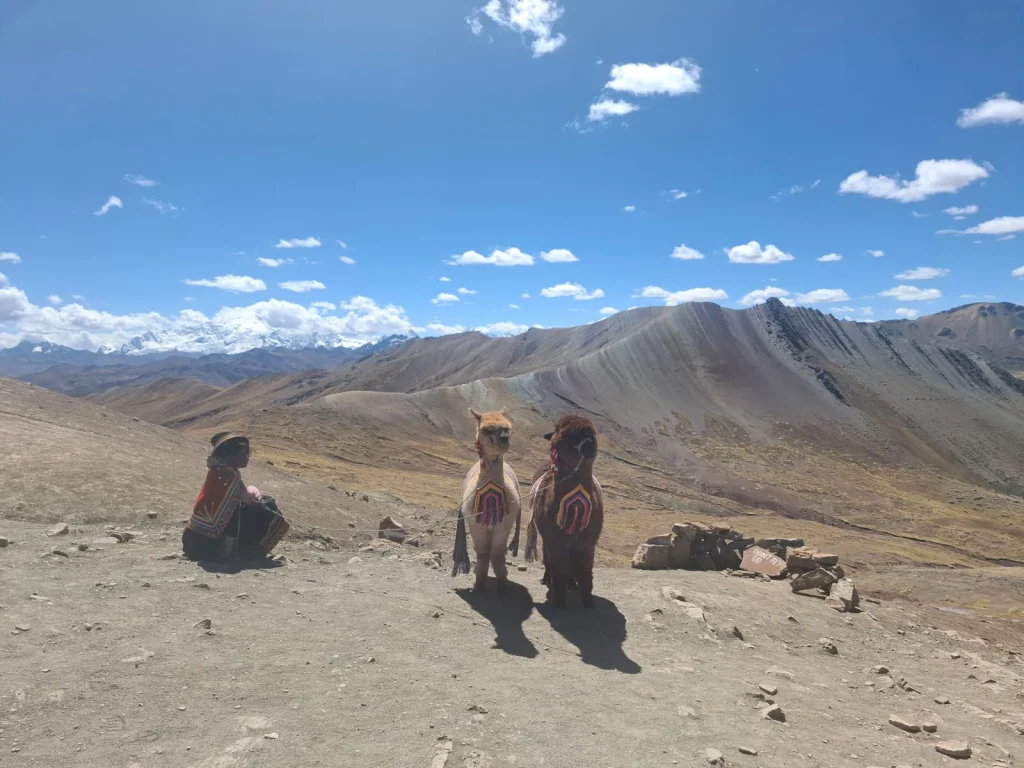 Visiting Palccoyo Mountain in August