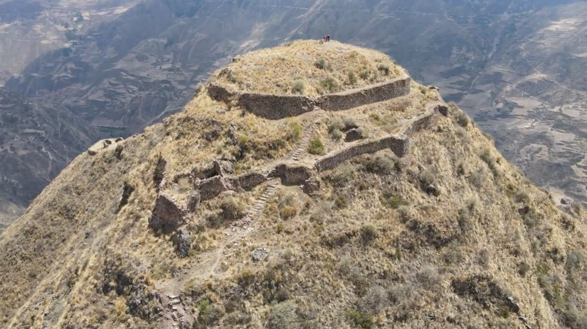Wat'a archaeological site in Huarocondo Cusco