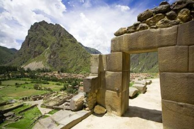 Inca fortress terraces at Ollantaytambo in the Sacred Valley