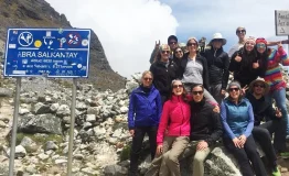 Salkantay trek to Machu Picchu Abra Salkantay